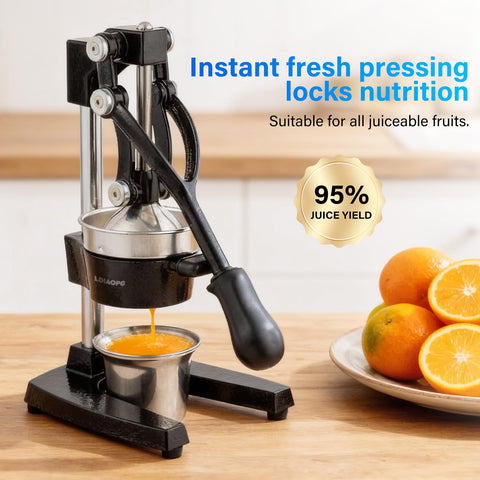 Prensa de cítricos Ldiaopg de alto rendimiento para jugo sin semillas.