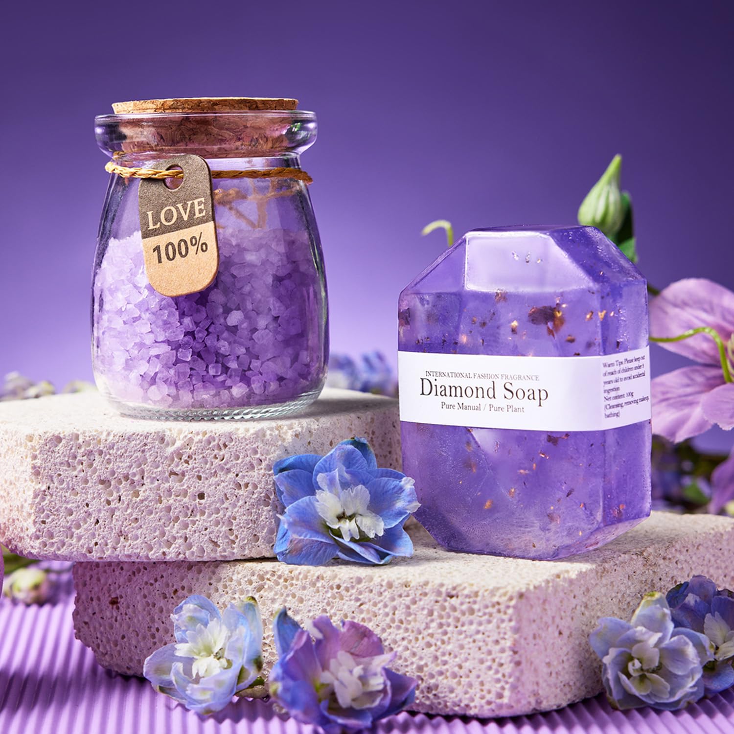 LE CADEAU sal de baño lavanda: experiencia de relajación en casa.
