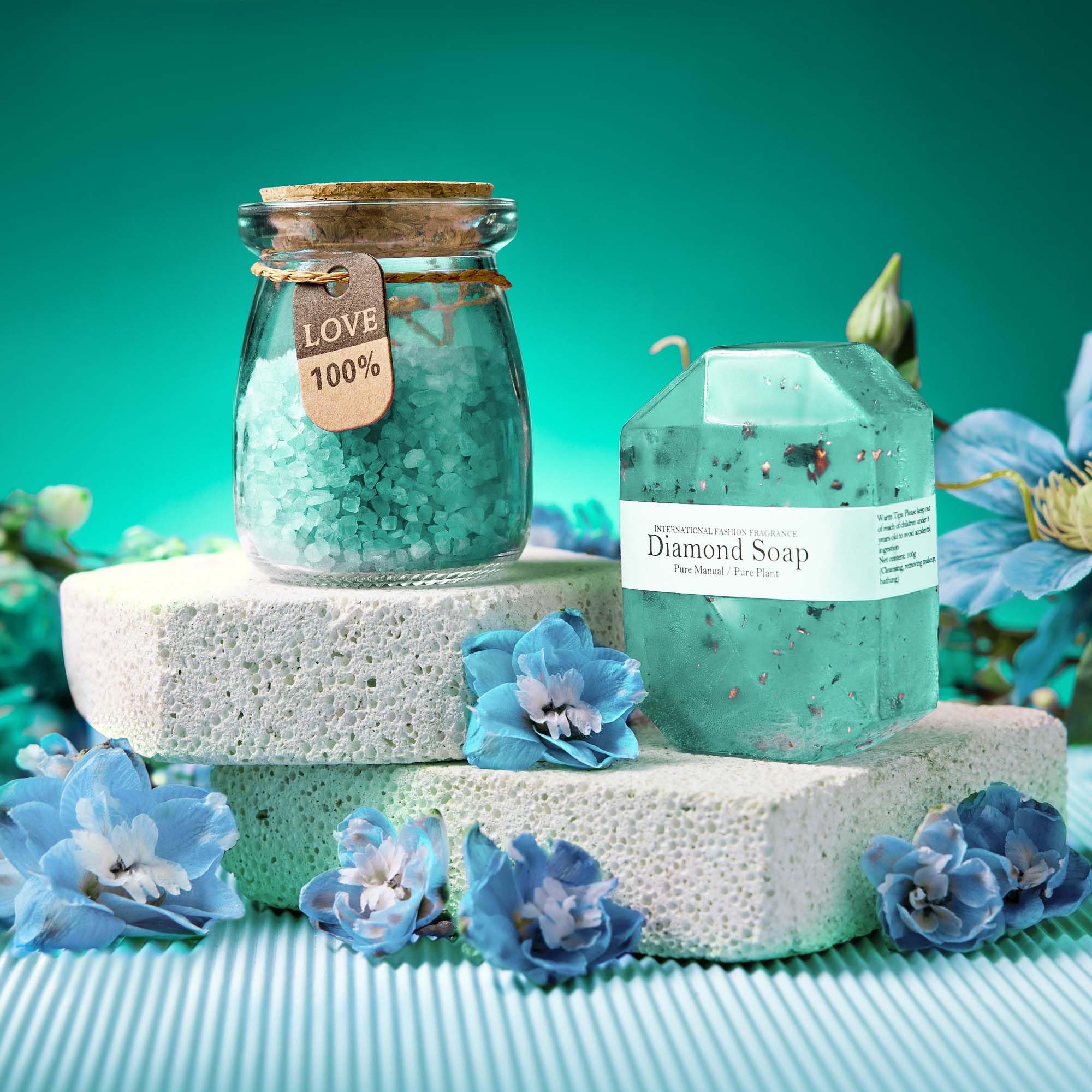 Sales de baño LE CADEAU para una experiencia aromática y calmante.