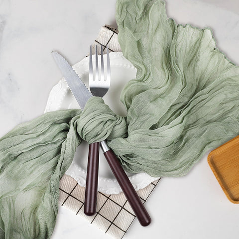 Mantel Le courant gasa queso salvia, ideal para celebraciones de bebé