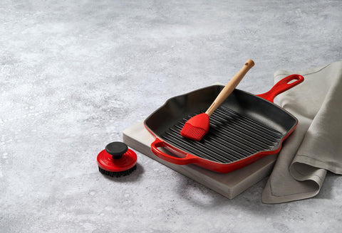 Le Creuset apta para todas las cocinas y horno hasta 500°F.