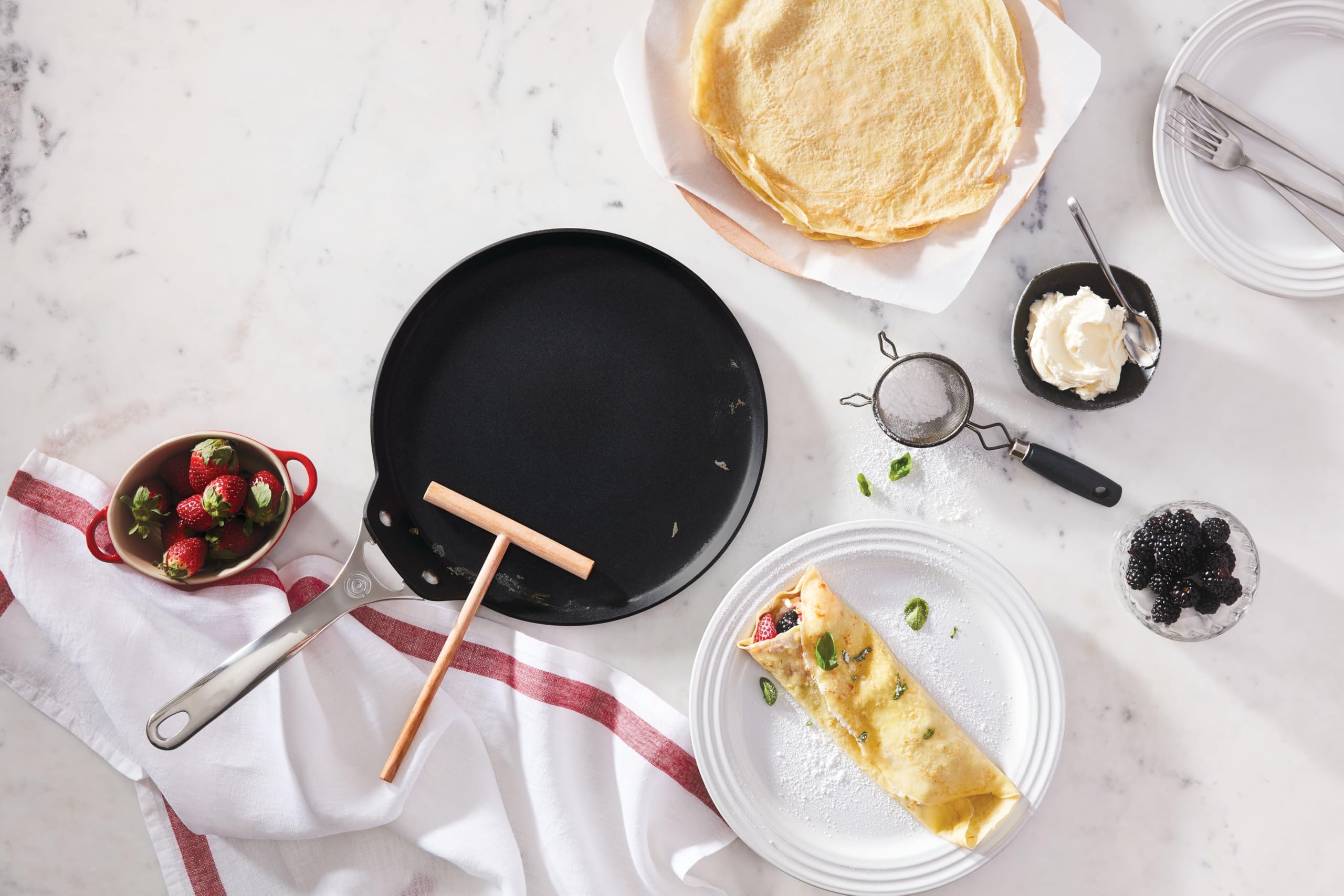 Apto para todo tipo de cocinas y horno hasta 500°F