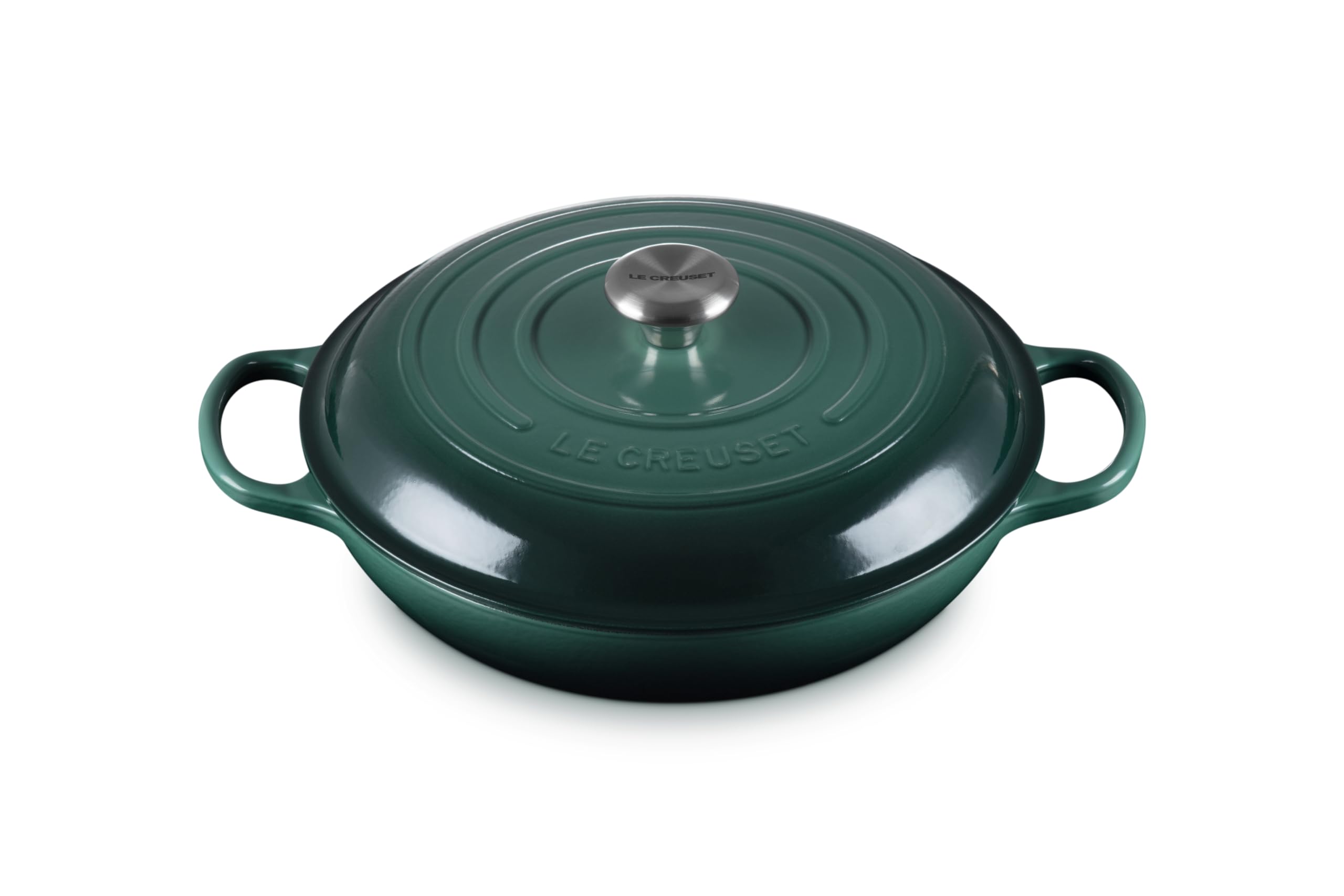 Le Creuset Braiser esmaltado, distribución uniforme del calor para dorar y sellar