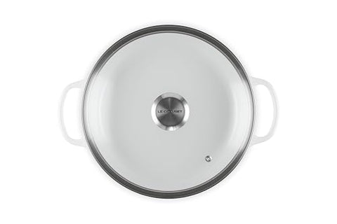 Le Creuset brasero esmaltado, base amplia para dorar en una capa