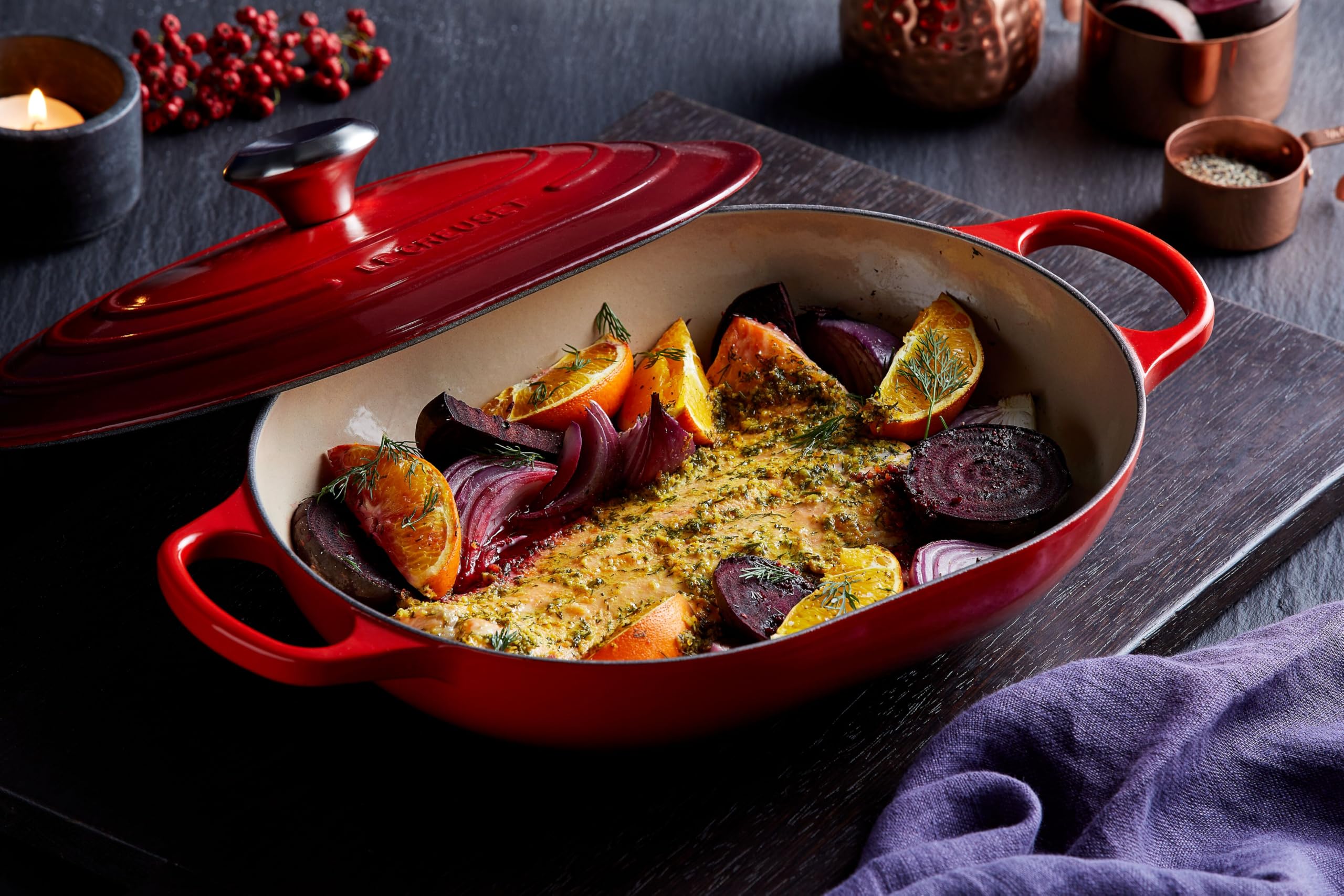La Le Creuset es apta para lavavajillas, limpieza rápida.