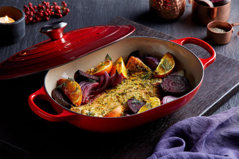 La Le Creuset es apta para lavavajillas, limpieza rápida.