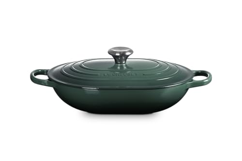 Le Creuset cazuela oval esmaltada para horno y mesa Artichaut, ideal para iniciar y servir.