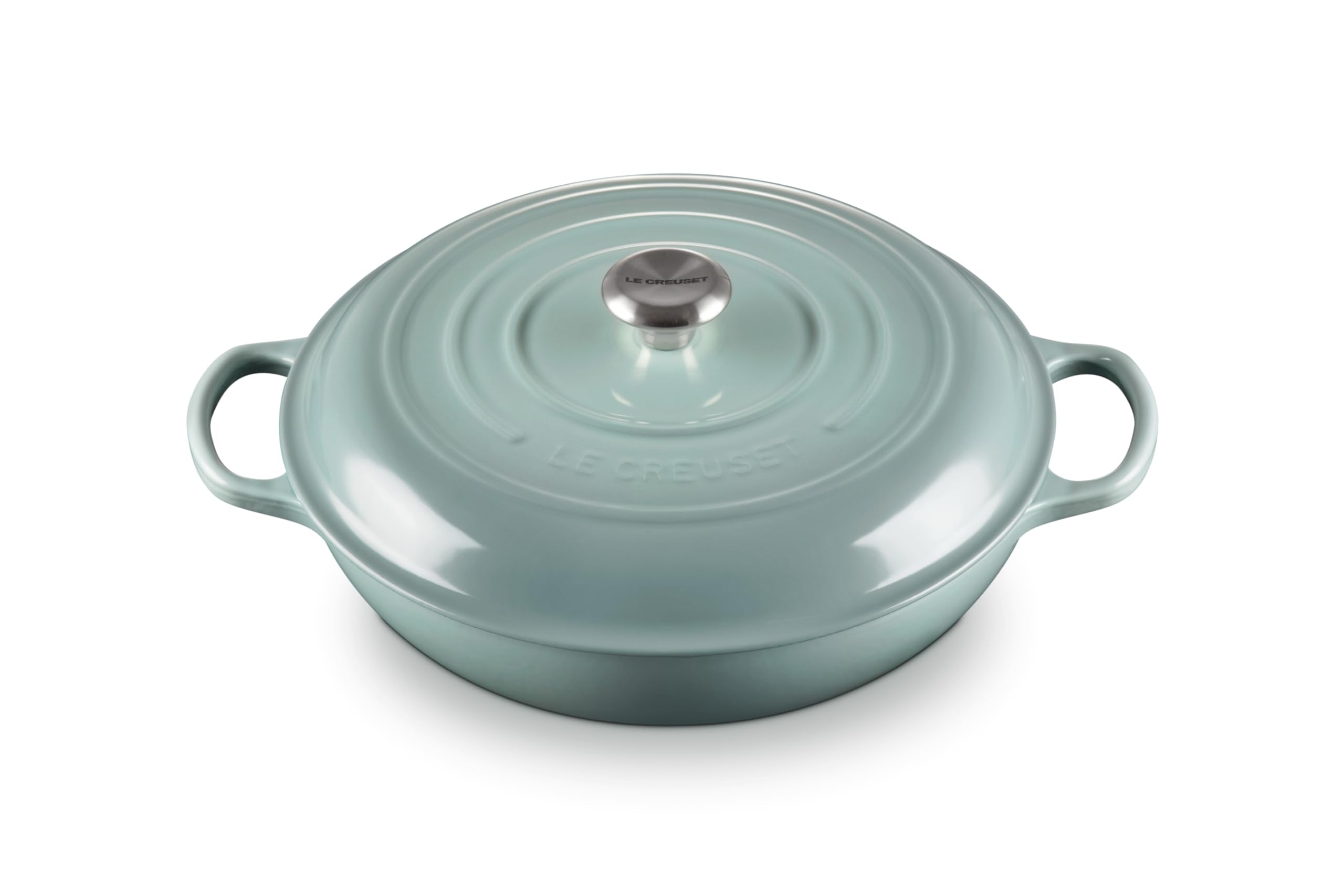 Le Creuset cazuela para guisar con base amplia para sellar ingredientes