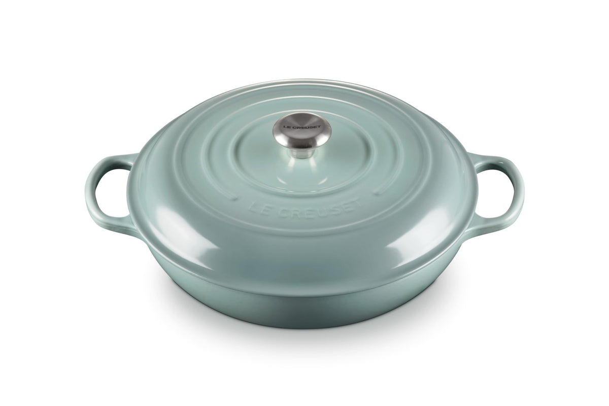 Le Creuset cazuela para guisar con base amplia para sellar ingredientes