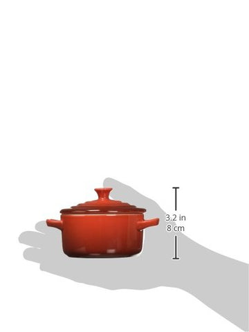 Le Creuset Cocotte mini cerise, retención de calor para mantener la temperatura