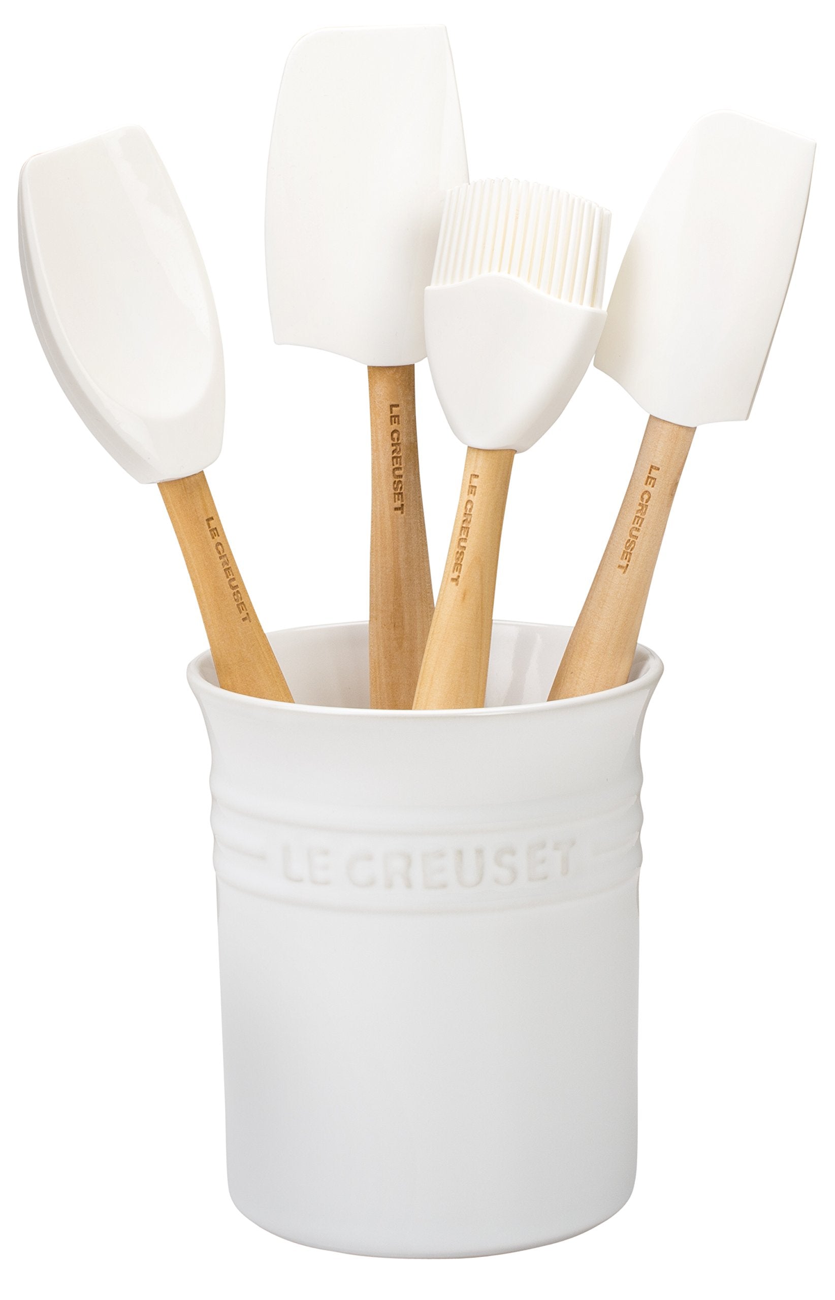 Le Creuset Craft: crock de ceramica de 1qt para utensilios duraderos en la cocina