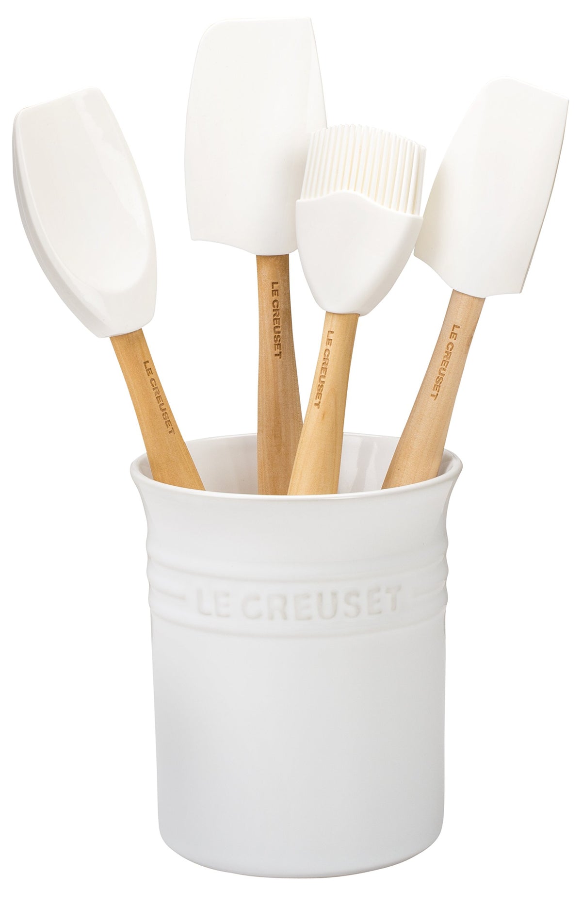 Le Creuset Craft: crock de ceramica de 1qt para utensilios duraderos en la cocina