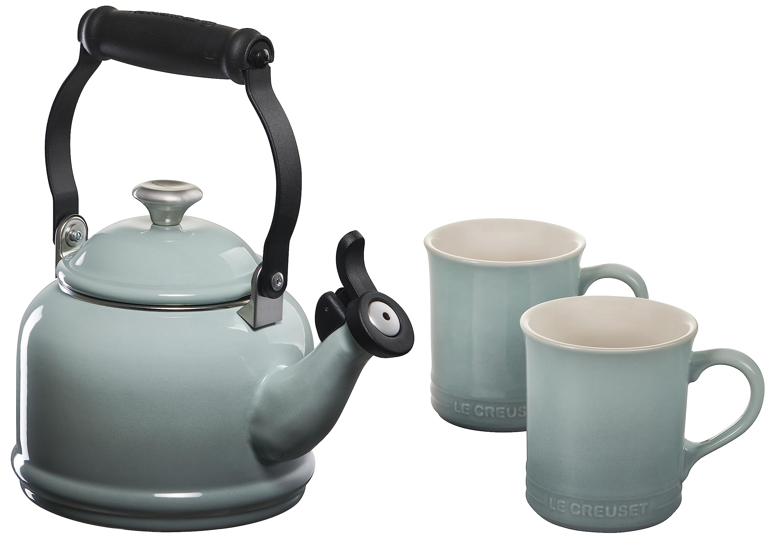Le Creuset Demi hervidor de acero esmaltado para hervir rápido.