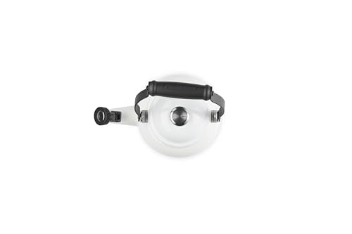 Le Creuset Demi Tetera Esmalte Acero Blanco, detalle cartouche para mayor durabilidad y estilo