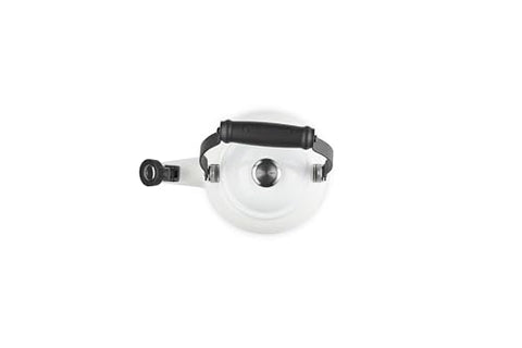 Le Creuset Demi Tetera Esmalte Acero Blanco, detalle cartouche para mayor durabilidad y estilo
