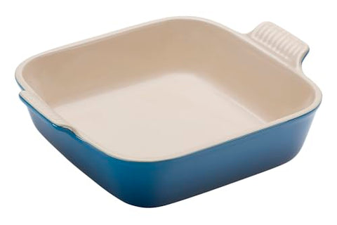Le Creuset Heritage fuente cuadrada 3 qt para hornear y servir.
