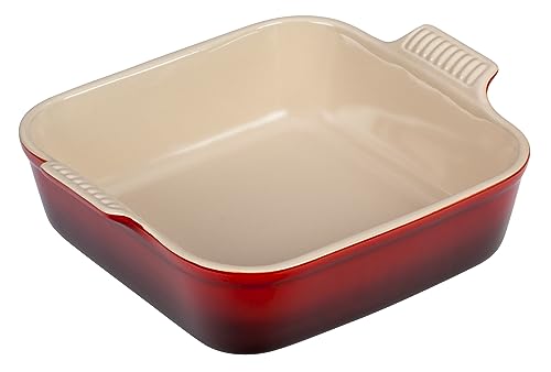 Le Creuset Heritage molde cuadrado 3 qt para porciones iguales