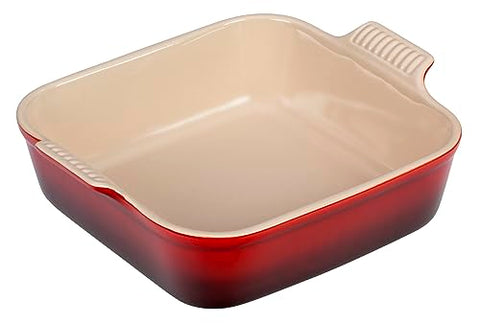 Le Creuset Heritage molde cuadrado 3 qt para porciones iguales