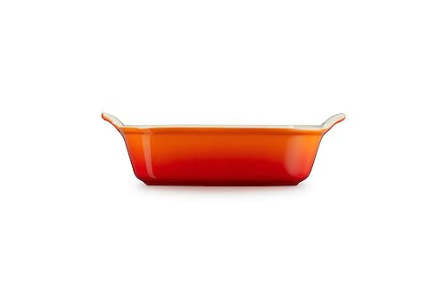 Le Creuset Heritage Square 3 qt Flame, cocción uniforme gracias al material cerámico