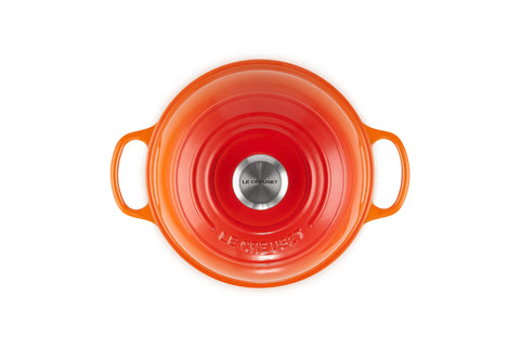 Distribución de calor en Le Creuset Horno de pan esmaltado Flame