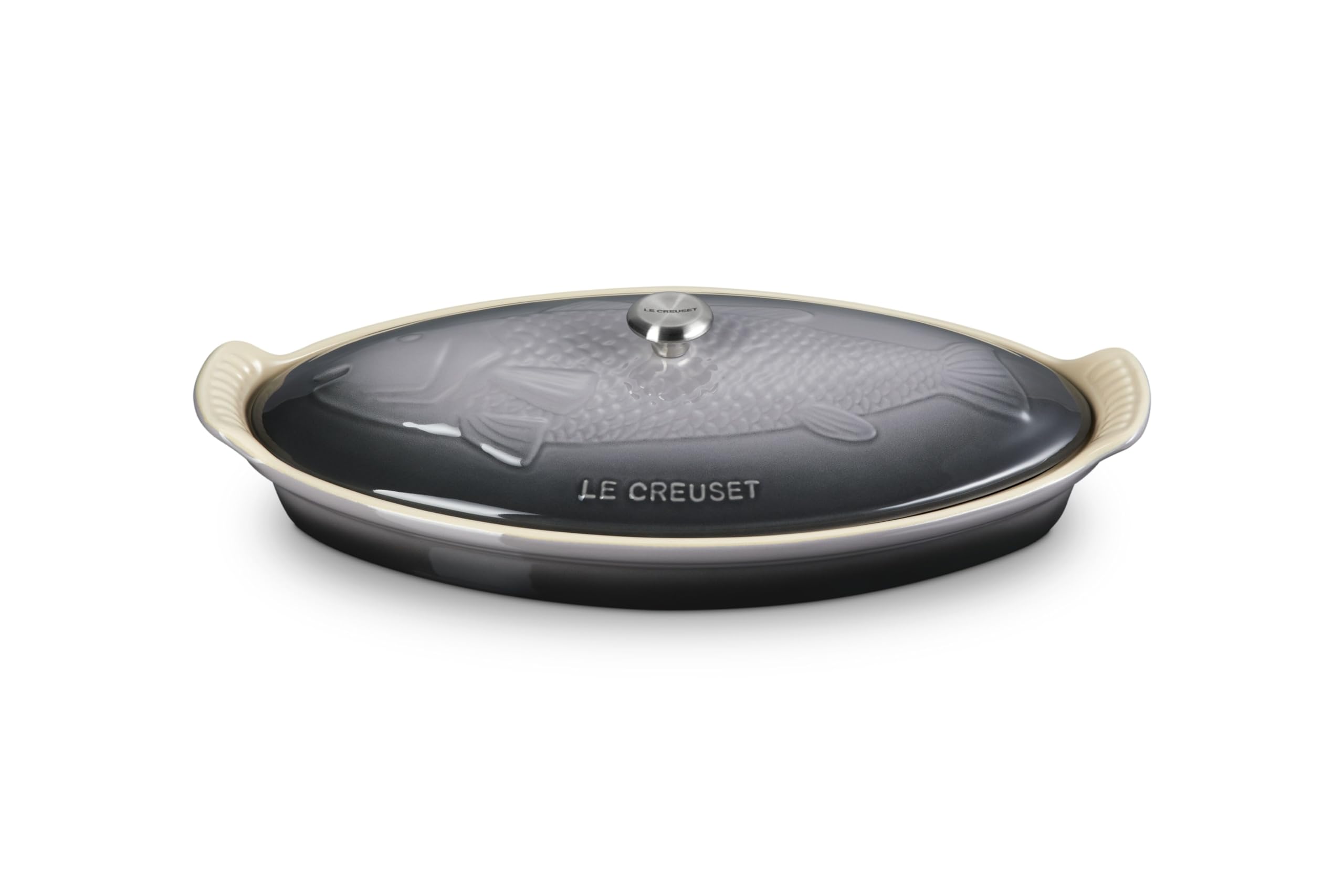 Le Creuset horno para pescado ovalado, distribución uniforme para resultados deliciosos.