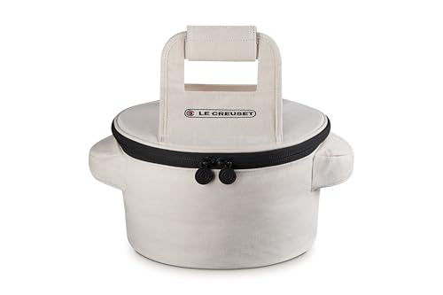 Interior acolchado de Le Creuset que ayuda a proteger la olla durante el traslado