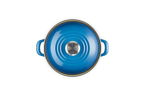 Le Creuset interior esmaltado porcelana Marseille, resistente a manchas y sabores.
