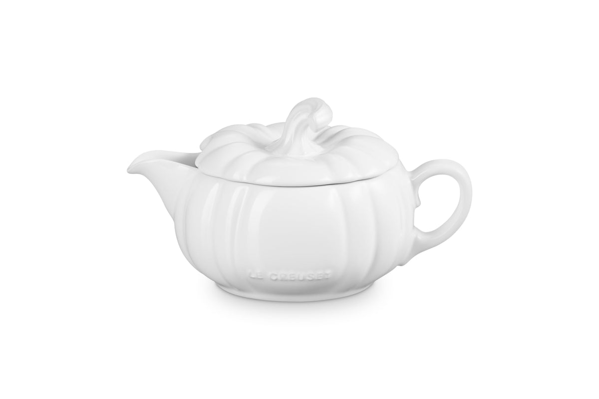 Le Creuset jarra salsa calabaza con tapa, ideal para mantener caliente.