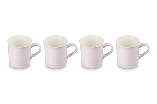 Le Creuset juego de tazas piedra chalota apiladas, optimizan espacio en la cocina.