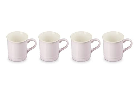 Le Creuset juego de tazas piedra chalota apiladas, optimizan espacio en la cocina.