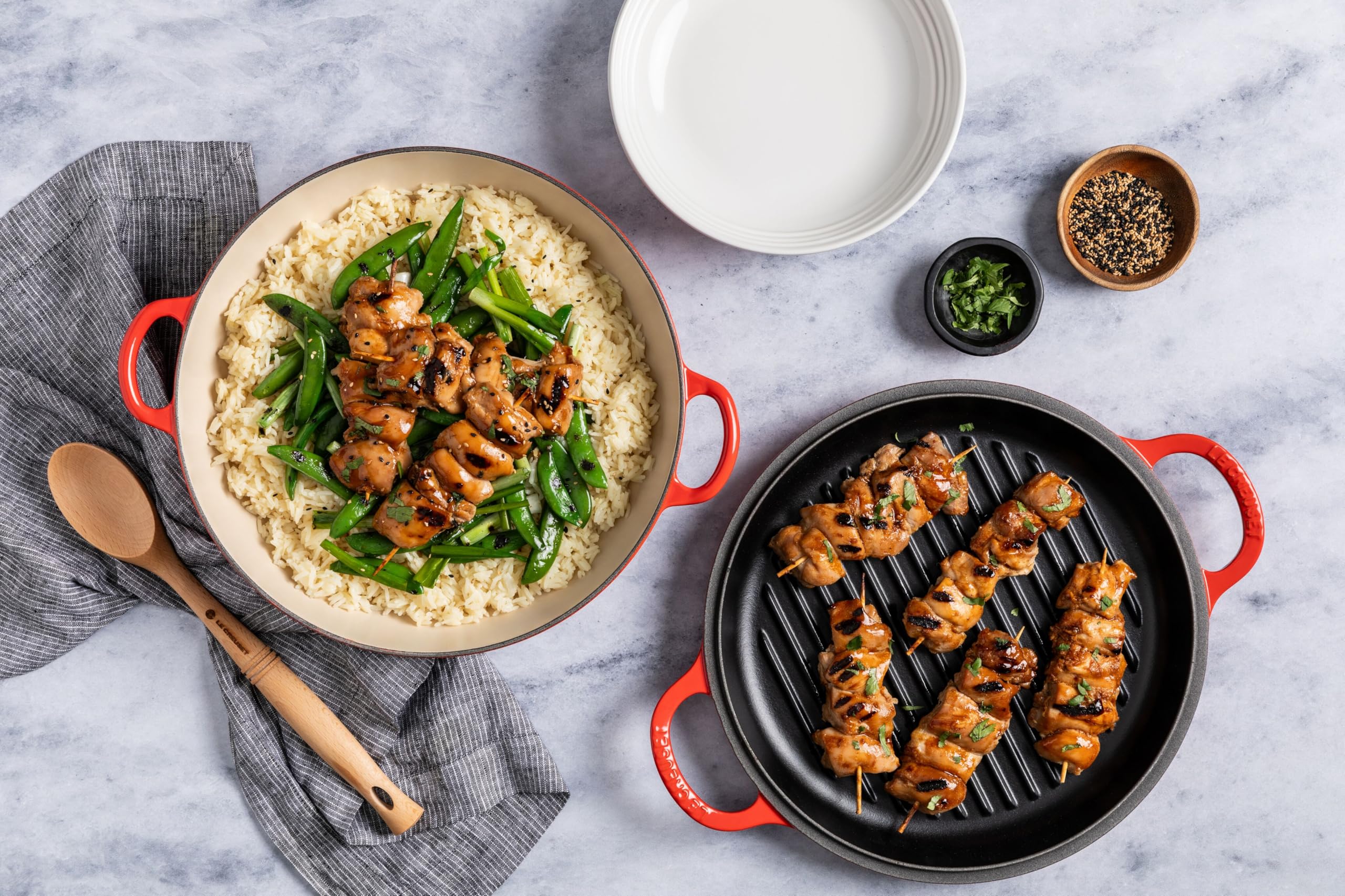 Le Creuset: compatible con lavavajillas para una limpieza sencilla.