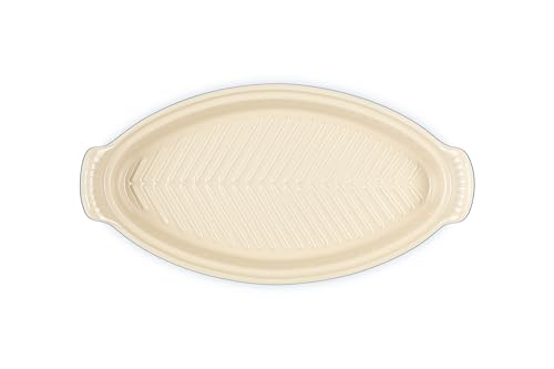 Le Creuset Heritage Fish Baker, cocción uniforme, facilita dorado parejo sin desbordes.