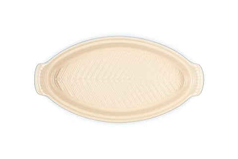 Le Creuset Heritage Fish Baker, cocción uniforme, facilita dorado parejo sin desbordes.