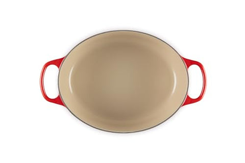 Mango ergonómico Le Creuset facilita el manejo.
