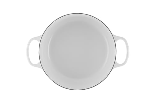 Manija ergonómica Le Creuset para un manejo cómodo y seguro.