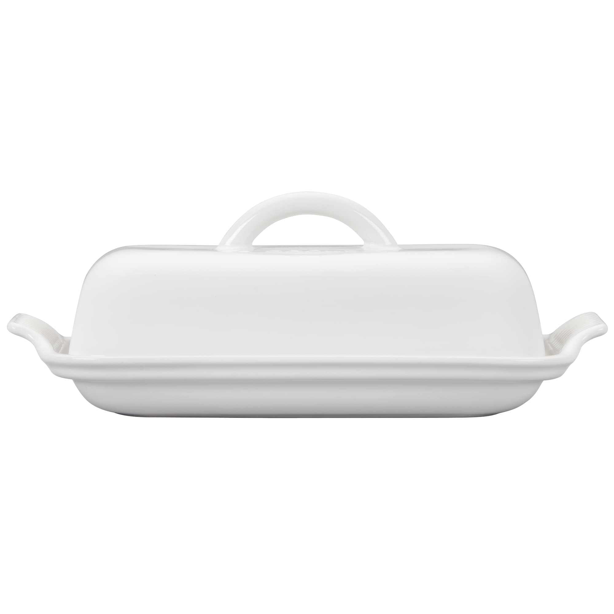 Le Creuset Mantequera Heritage, en mesa, apta para refrigerador y microondas