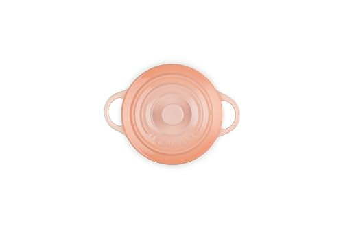Le Creuset Mini Cocotte Peche, interior esmaltado facilita desmoldar
