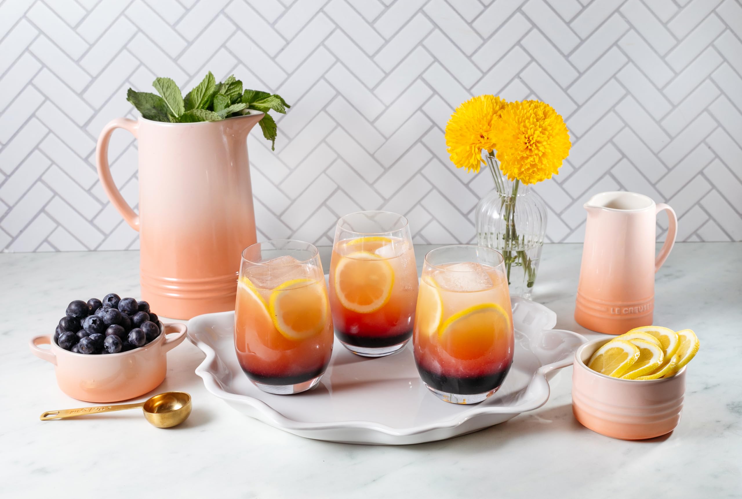 Le Creuset Mini Cocotte Peche, superficie antiadherente para limpieza fácil