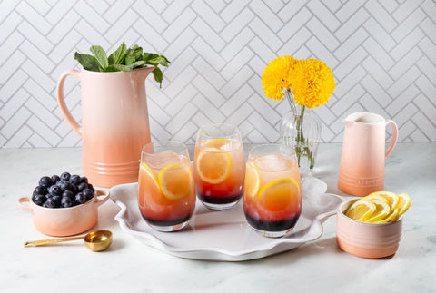 Le Creuset Mini Cocotte Peche, superficie antiadherente para limpieza fácil