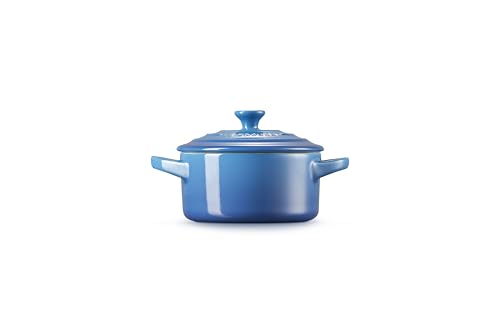 Le Creuset Mini Cocotte Marseille: asas laterales ergonómicas para transporte estable.
