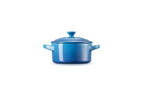 Le Creuset Mini Cocotte Marseille: asas laterales ergonómicas para transporte estable.