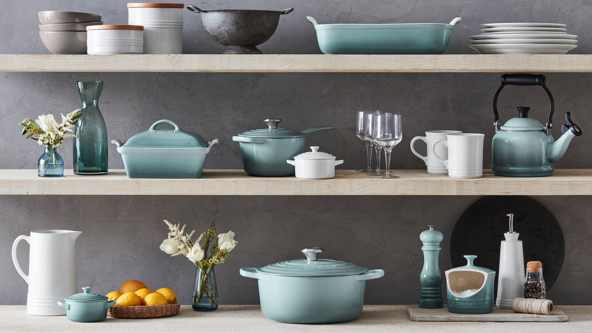 Le Creuset Mini Round Cocotte Sal de Mar, prueba de desmolde y limpieza sencilla