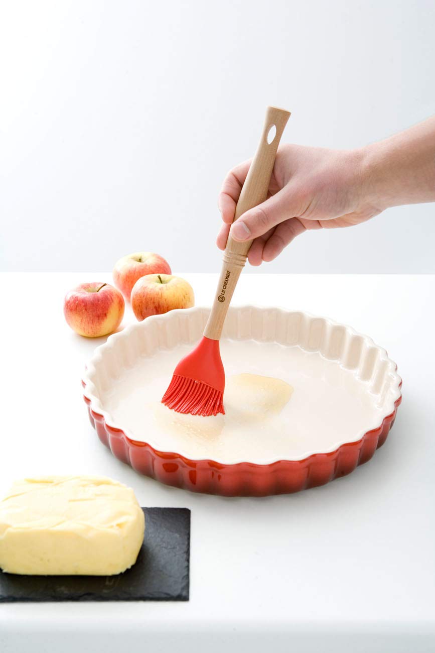 Le Creuset molde tarta piedra Cerise, interior vidriado para desmoldar sin esfuerzo