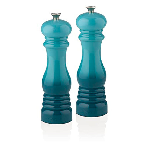 Le Creuset Pimienta 8 pulgadas vista lateral: manejo ergonómico para molienda precisa.