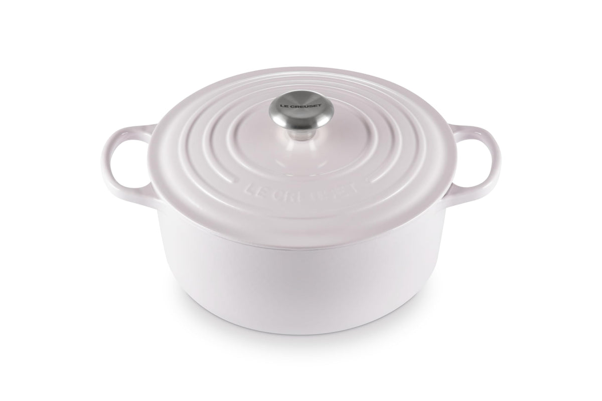 Olla Le Creuset esmaltada chalota, exterior brillante para cocina diaria.