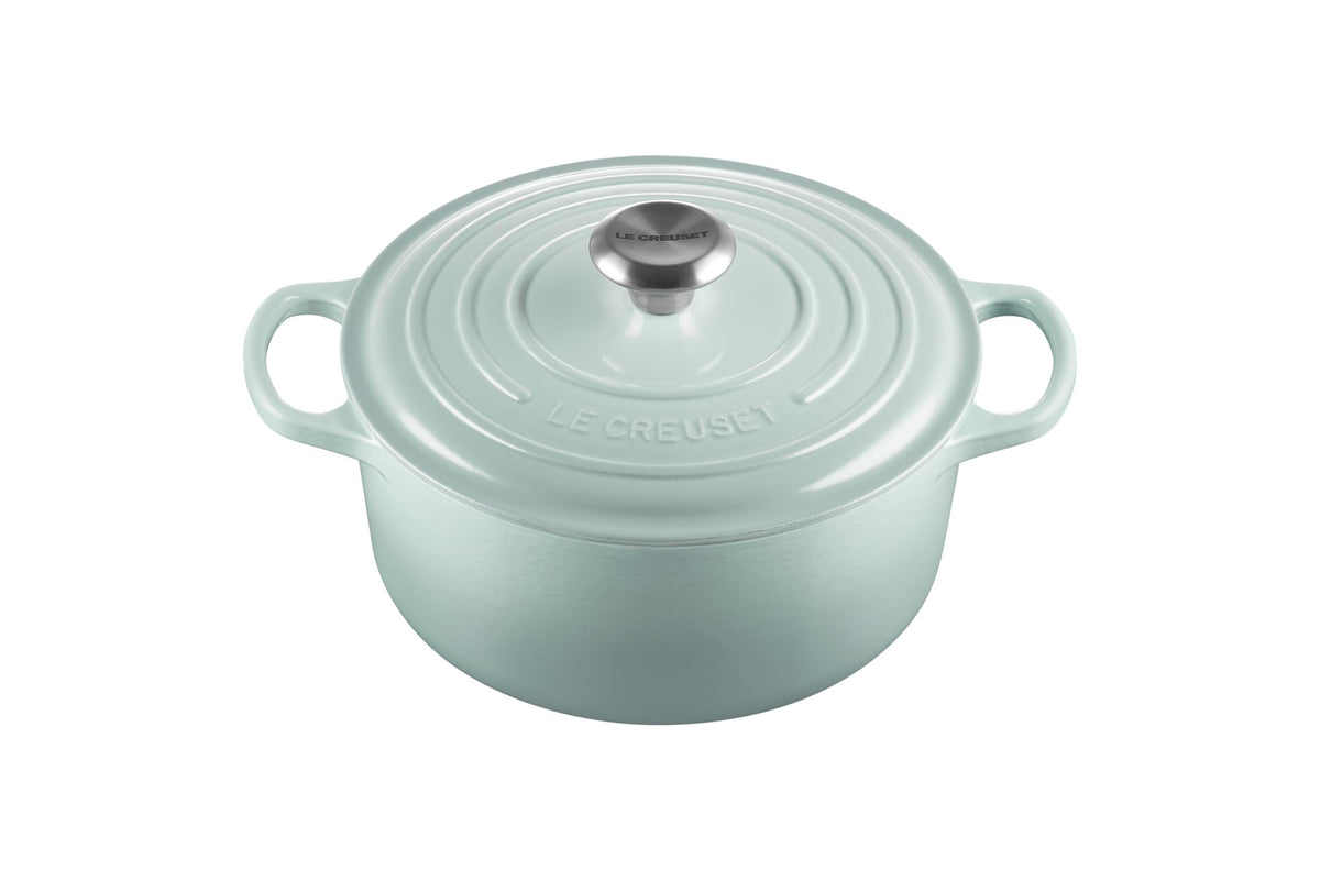 Le Creuset olla esmaltada Sal Marina con tapa para guisos jugosos y uniformes