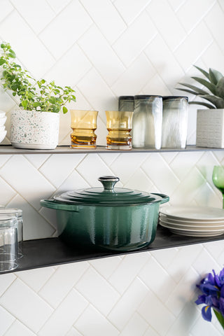Le Creuset Olla Artichaut acabado esmaltado fácil de limpiar