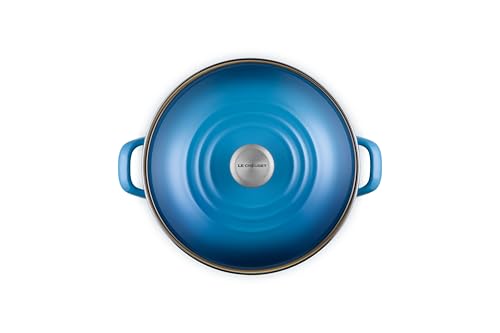 Pomo de acero inoxidable de Le Creuset Marseille manejo seguro