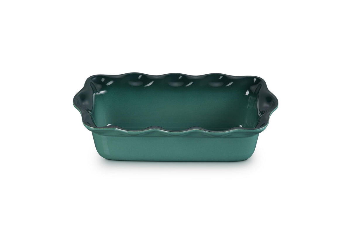 Le Creuset pan de molde Artichaut, exterior esmaltado para hornear.