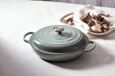 Perilla de acero inoxidable de Le Creuset segura para horno